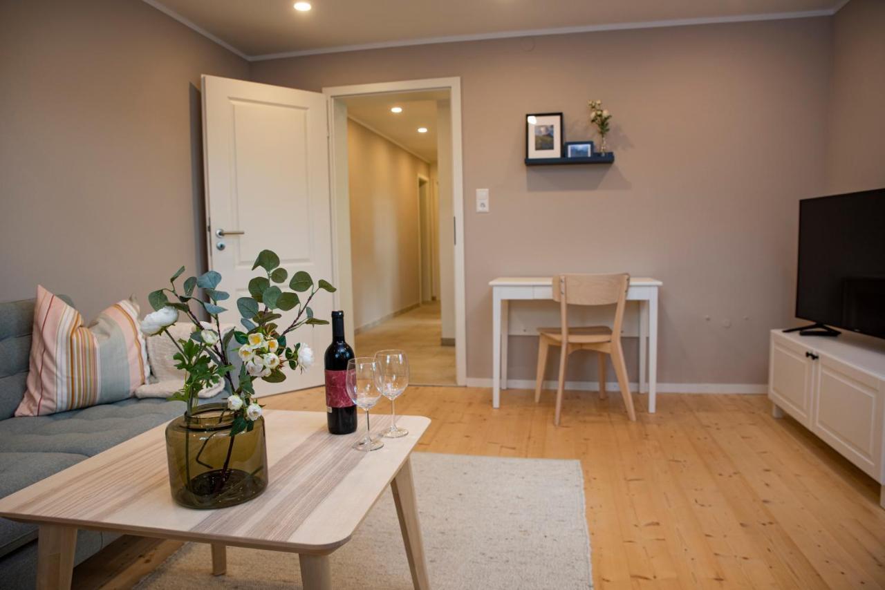Moderne Wohnung Im Gruenen Mit Privatem Garten Donaueschingen Kültér fotó